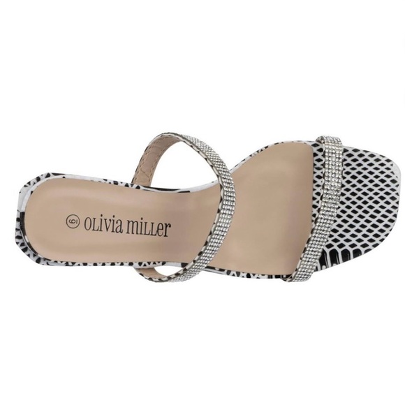 Olivia Miller heel sandals snake color - Picture 2 of 7